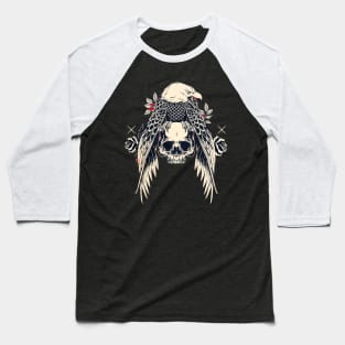 eagle skull Baseball T-Shirt